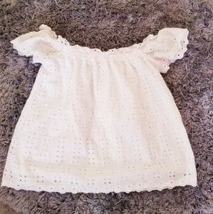 Kontrol white off shoulder blouse